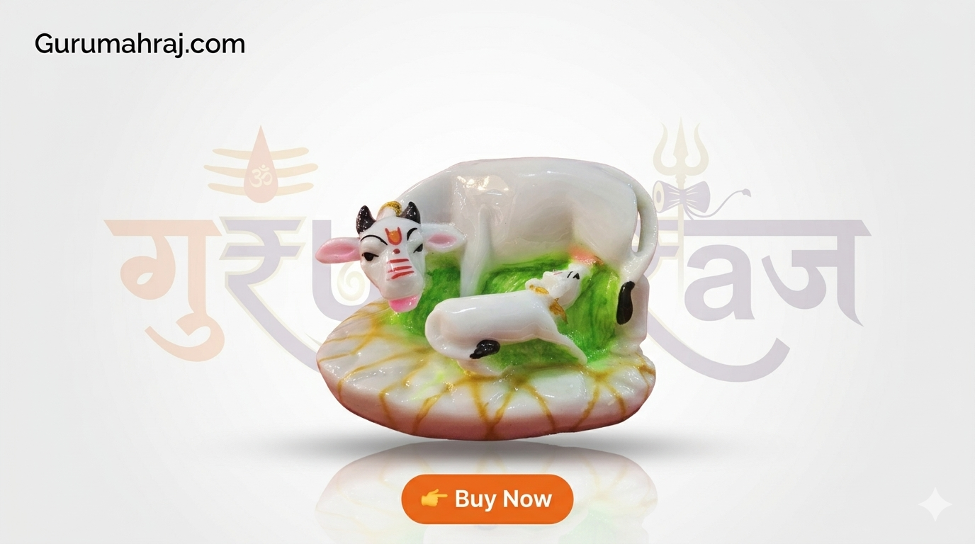 गाय PVC SHRAMIK Murti