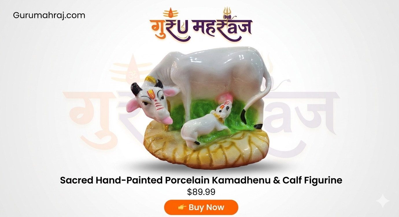 गाय PVC SHRAMIK Murti