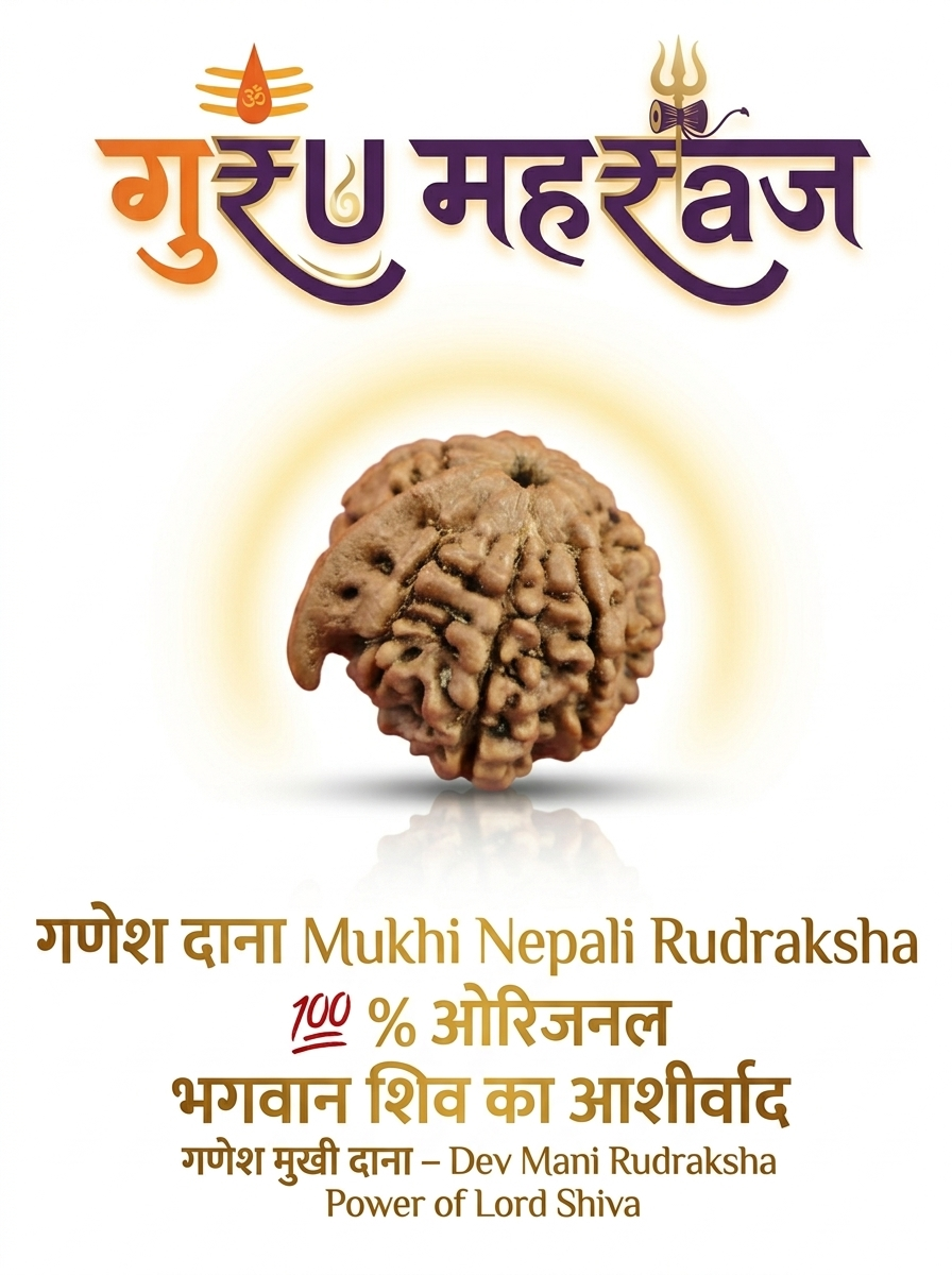 गणेश रुद्राक्ष दाना नेपाली 💯% ओरिजनल